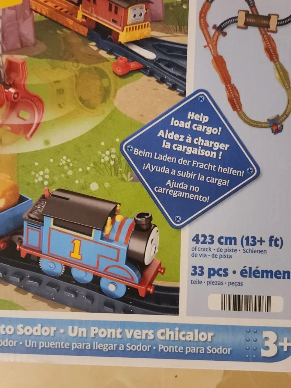 Thomas & Friends A Bridge to Sodor Motorized Toy Train & Track Set, 33 Pieces